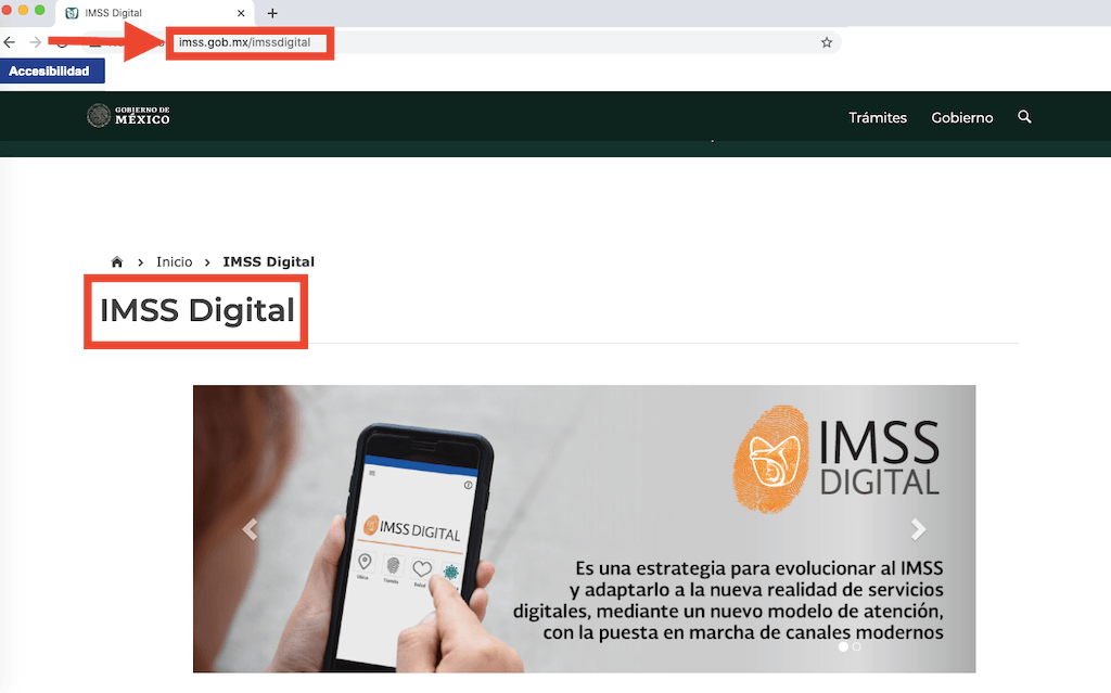 Corregir CURP en línea paso 1